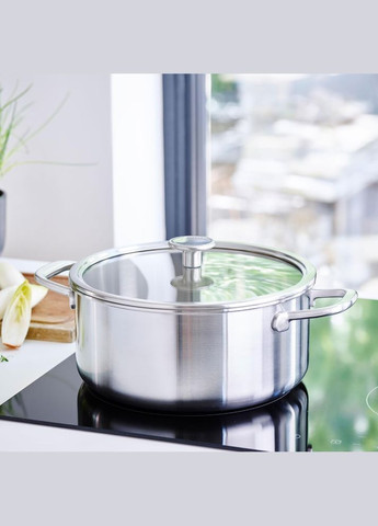 Ківш з кришкою Multiply Stainless Steel 16 см 1,5 л CC003256-001 KitchenAid (316467750)