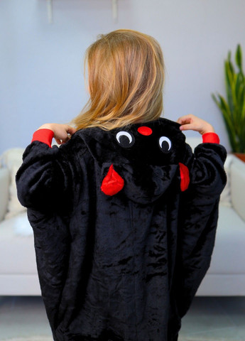 Кигуруми пижама Летучая мышь плюшевий черный детский с капюшоном на Хеллоуин Lalapka (368863291)