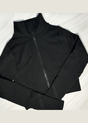 Спортивний комплект (костюм для фітнесу), легінси без пуш-ап + рашгард на блискавці No Brand (322331183)