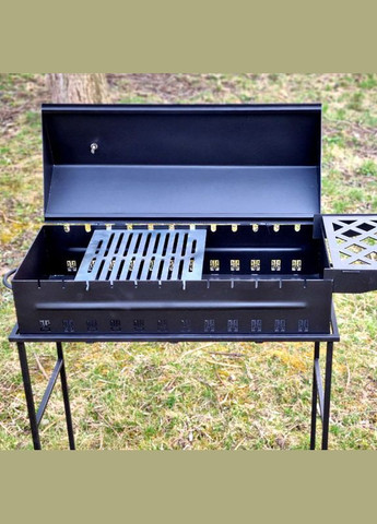 Мангал Садовий з кришкою 3 мм Boro (346529868)