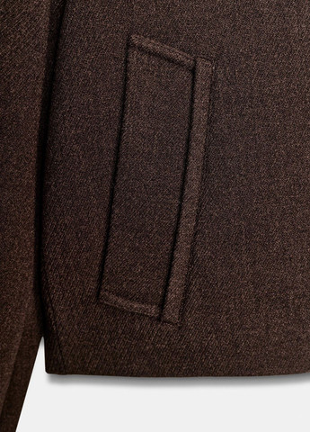 Коричнева демісезонна куртка Zara