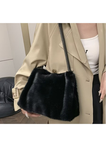 Сумка из искусственного меха Черная China (362536183)