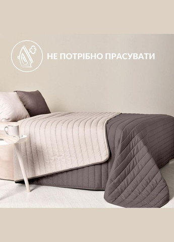 Покрывало на кровать 240х260 см Люкс двухсторонняя, прочная стеганая ткань, антиаллергенное волокно IDEIA (317196783)