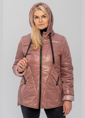 Пудрова демісезонна куртка диана (01104-yellow52) MioRichi