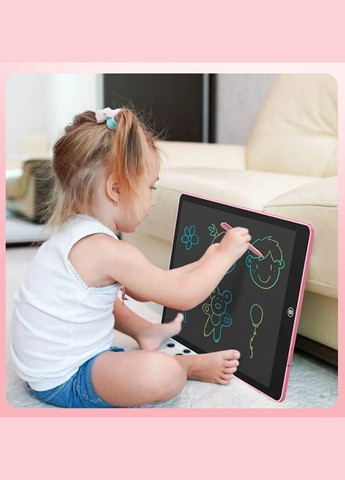 Цветной графический планшет для рисования Psheko Writing Tablet 16" Pink (FR050646) No Brand (349844441)