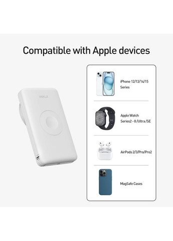 Повербанк Mag-X 10000mAh (HBT001-001A-E) белый iWALK (353497482)