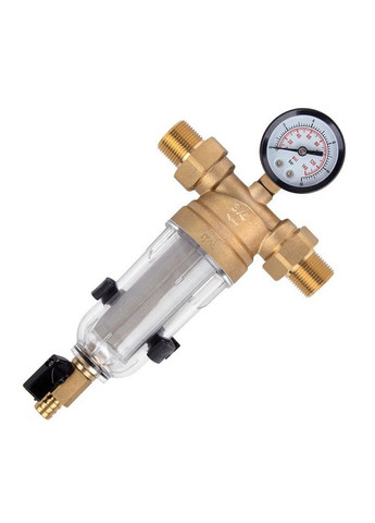 Фільтр промисловий IT12-H8910 для холодної води 1/2", з ключем, прозорий ITAL (373638683)