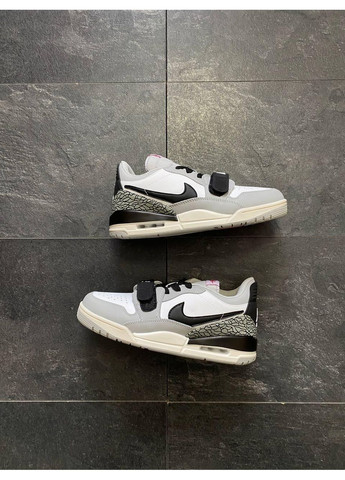 Белые демисезонные кроссовки мужские nike air jordan legacy 312 low найк аир джордан No Brand