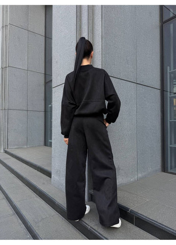 Жіночий костюм двійка: кофта-бомбер та штани з високою талією MonCher (352167840)