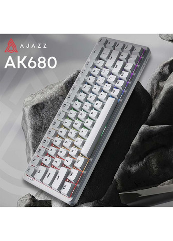 Клавиатура AK680 MAX RGB Magnetic Switches White (AK680-WM-W-A) Ajazz (351363938)