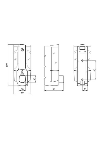 Дозатор для жидкого мыла KRM Rizze - ACP403 Kroner (368596595)