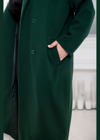 Зеленое демисезонное Трендовое пальто оверсайз No Brand