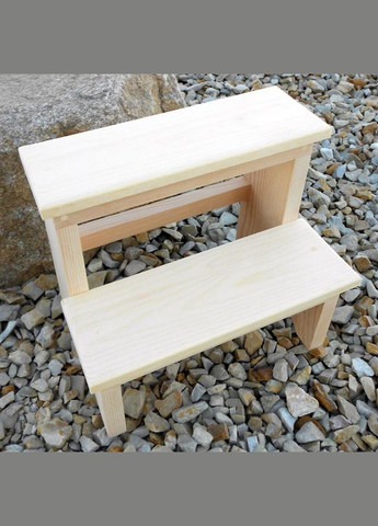 Лавка-сходинка з дерева Вірджин бланже (ССТ-000901) No Brand (327846168)