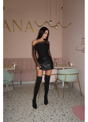 Чёрная блузка No Brand