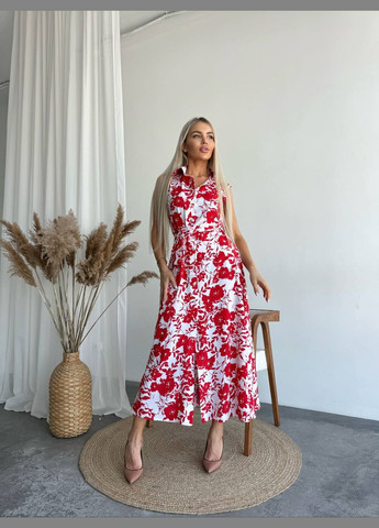 Червона жіноча сукня софт No Brand