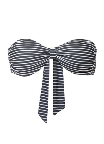 Черно-белый летний купальник раздельный Esmara