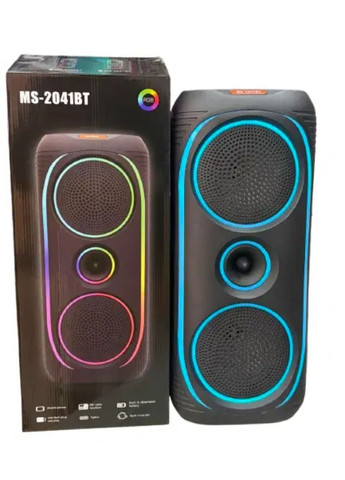 Акумуляторна колонка міні валіза з підсвіткою MS-2041BT No Brand (345701893)