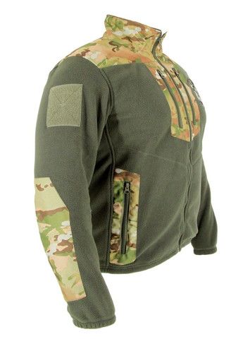 Кофта військова 93ОМБР ворон fleece хакі Cordura mc M-GEAR (341084655)