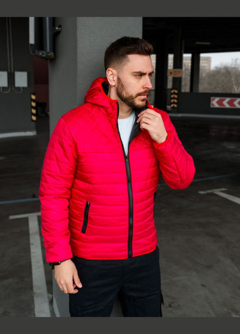 Красная демисезонная куртка мужская демисезонная спортивная No Brand