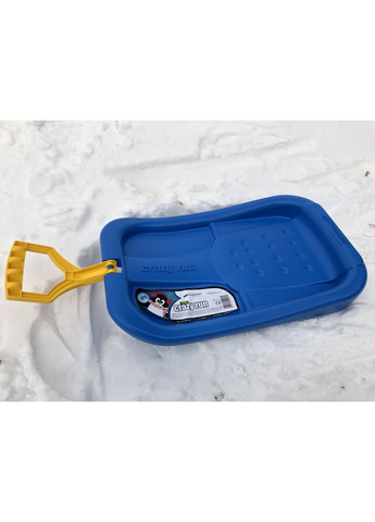 Зимние санки-ледянка CRAZY RUN для детей и взрослых легкие морозоустойчивые пластиковые санки ProDobro (367265756)