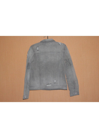 Серая куртка женская джинсовая, размер м Jessica Simpson