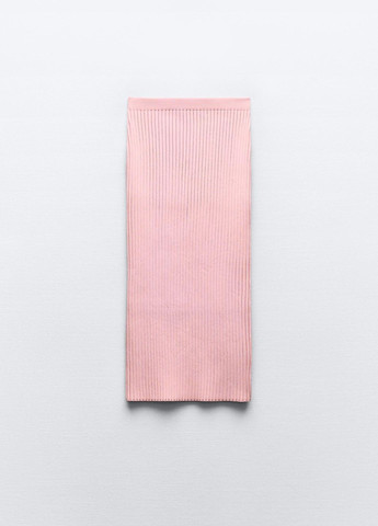 Розовая праздничный в полоску юбка Zara