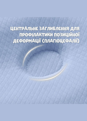 Подушка ортопедическая детская BabyComfort 27×22×3 см с эффектом памяти, в форме мишки голубая PAPAELLA (342116193)