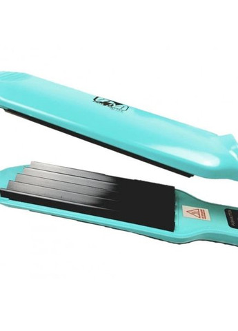 Випрямляч для волосся з гофре прасок шипці з регулятором температури Pm 1219 Pro Бірюзовий Promotec (306716576)