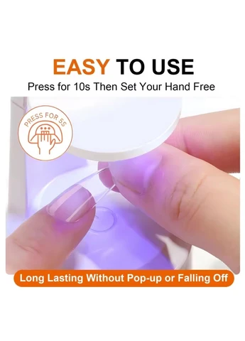 UV/LED гель клей TWOING для наращивания на гелевые типсы 10 мл прозрачный No Brand (389192739)