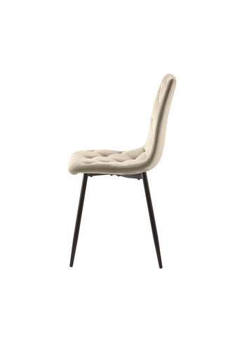 Стул ANETTE черный каркас/темный беж Intarsio (365461452)