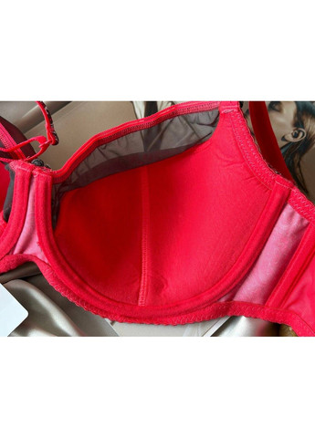 Персиковый бюстгальтер на большую грудь с тонким поролоном Lanny Mode