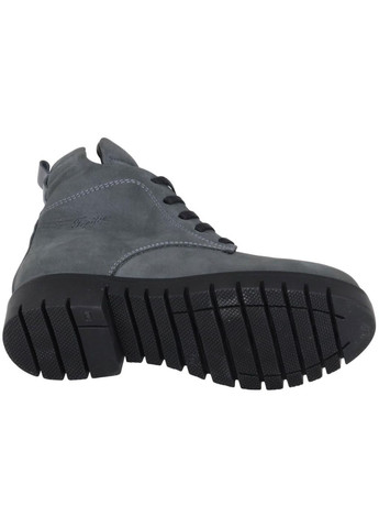 Серые ботинки осенние 1238 для девочек серые, нубук. размер 26 Topitop