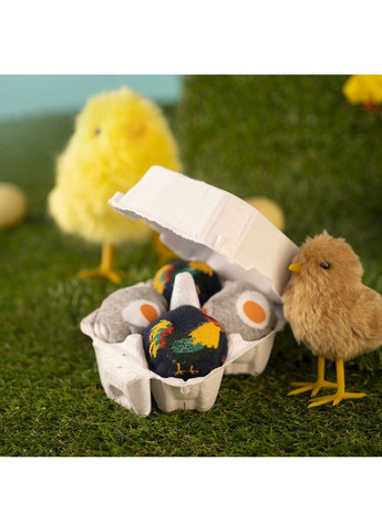 Сині чоловічі шкарпетки SOXO абстрактні (353303746)