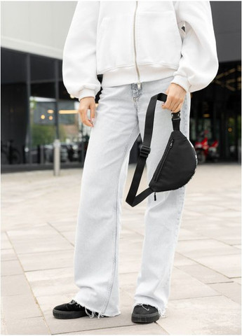 Женская тканевая сумка бананка на пояс принт Leaves (1109024815) Sambag (361244557)