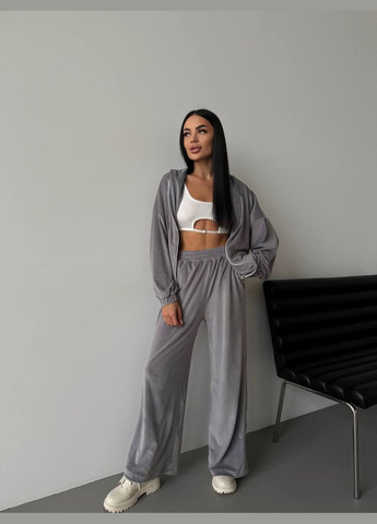 Спортивный велюровый костюм  оверсайз popluzhnaya (324434080)