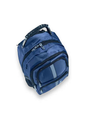 Рюкзак городской, 15 л, два отделения, фронтальные карманы, USB+2 кабели, размер 37*27*15см, синий Biao Wang (285814708)