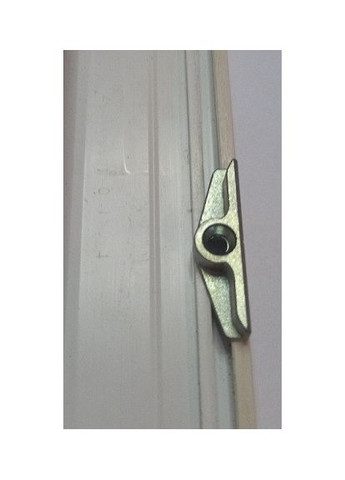 Відповідна планка для ПВХ профілів 9 мм з саморізом No Brand (363329615)