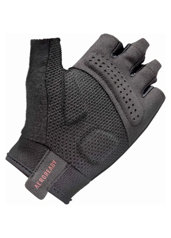 Перчатки для тренинга черно-розовые ADGB-15001PK adidas ESSENTIAL TRAINING GLOVES (402501539)
