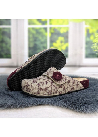Тапочки домашні жіночі фетрові на широку ногу Inblu (311216631)