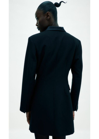 Чорна ділова жіноча сукня-піджак приталеного крою н&м (56543) м чорна H&M