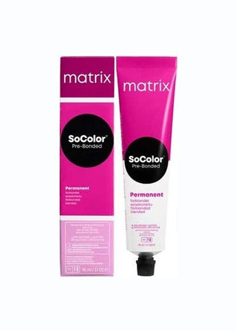 Стойкая кремкраска для волос SoColor Pre-Bonded 7A блондин пепельный, 90 мл. Matrix (292736129)