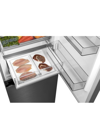 Холодильник MDRB470MGF46OM (нерж, дисплей) Midea