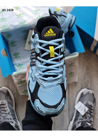 Комбіновані Осінні кросівки чоловічі adidas response x bad bunny blue адідас респонс No Brand