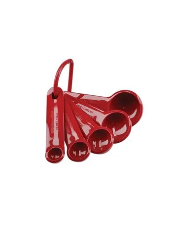 Набір мірних ложок Universal KQG057OHERE 5 шт червоний KitchenAid (381753282)