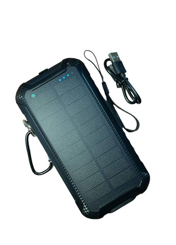УМБ с солнечной панелью VHG DN56 30000 mAh QC3.0+PD18W Solar Charger Wireless, Black Portable (324068355)
