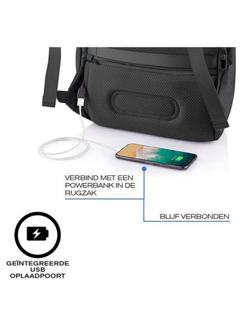 Городской рюкзак Анти-злодей Bobby Soft Black (P705.791) XD Design (322206942)