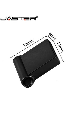 Флешка mini 64 ГБ, USB 2.0, срібна Jaster (330255084)