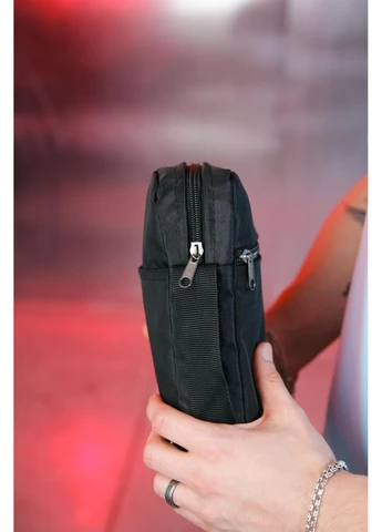 Барсетка Hugo BOSS 1000d черная # - (395671197)
