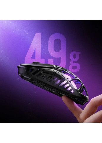 Миша Mercury X, BT/WL/USB-A, RGB, чорний GravaStar (360399616)