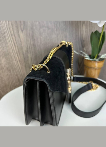 Замшевая женская сумочка клатч, маленькая сумка YSL замша минисумка Золото No Brand (334730488)